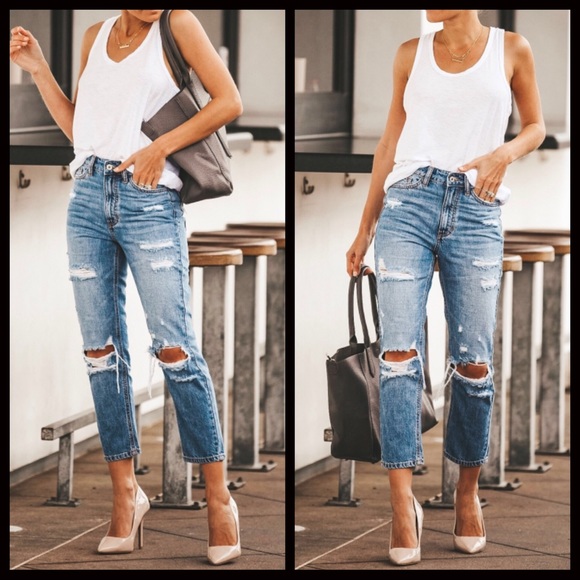 1 LEFT‼️ Vintage Wash Cropped Jean - Picture 4 of 8